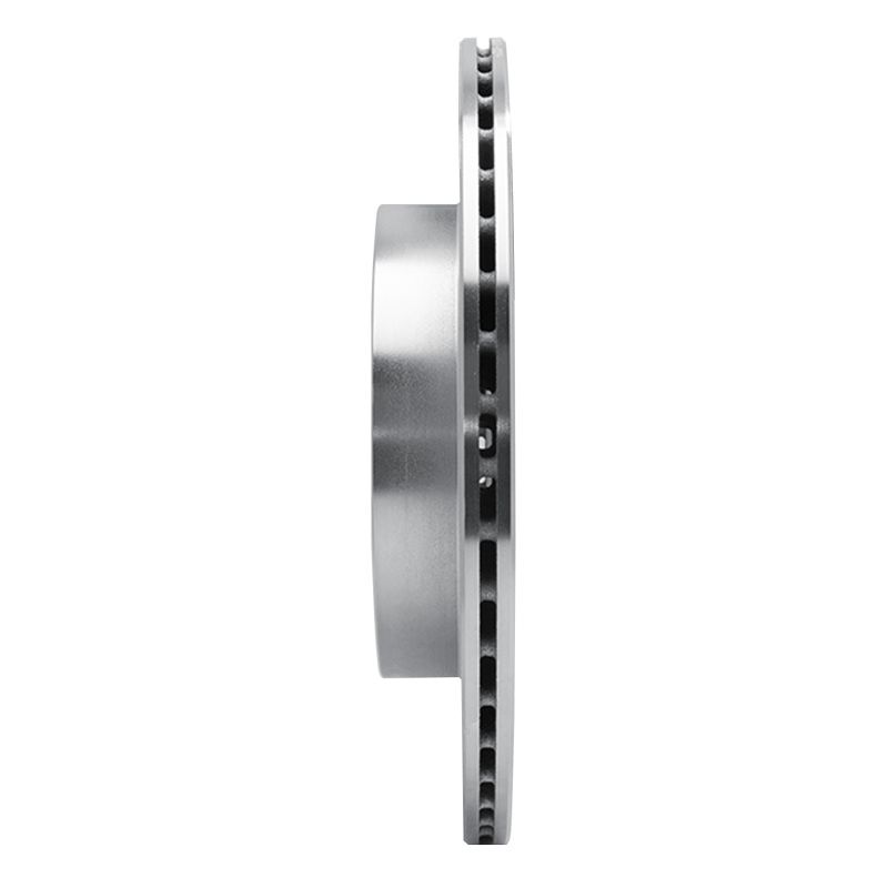 Subaru Outback Brake Rotor (1) - Rear Left - R1 Concepts - Drilled & Slotted - Silver - `15-`25